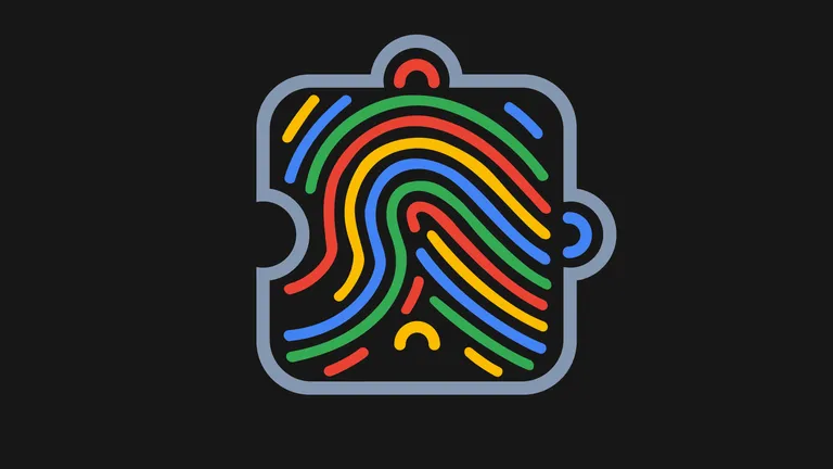 Puzzle piece with a fingerprint