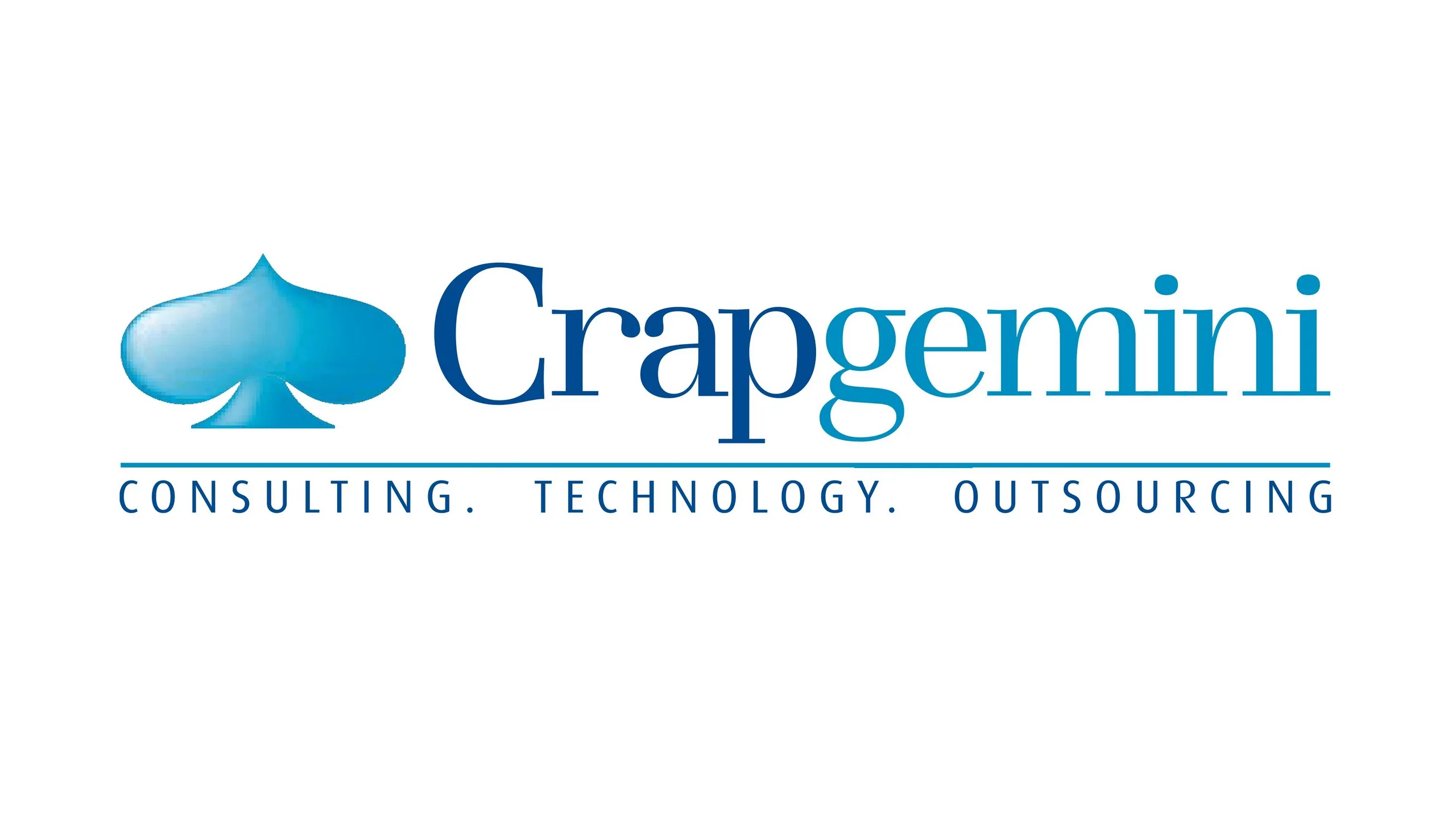 Capgemini logo altered to read “Crapgemini”