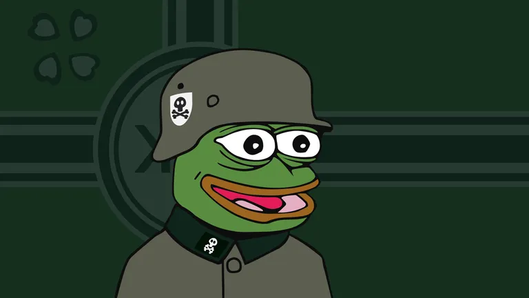 Pepe the Frog in SS uniform
