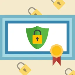 Generic clipart of TLS certificate