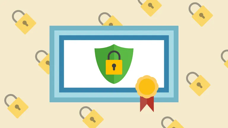 Generic clipart of TLS certificate