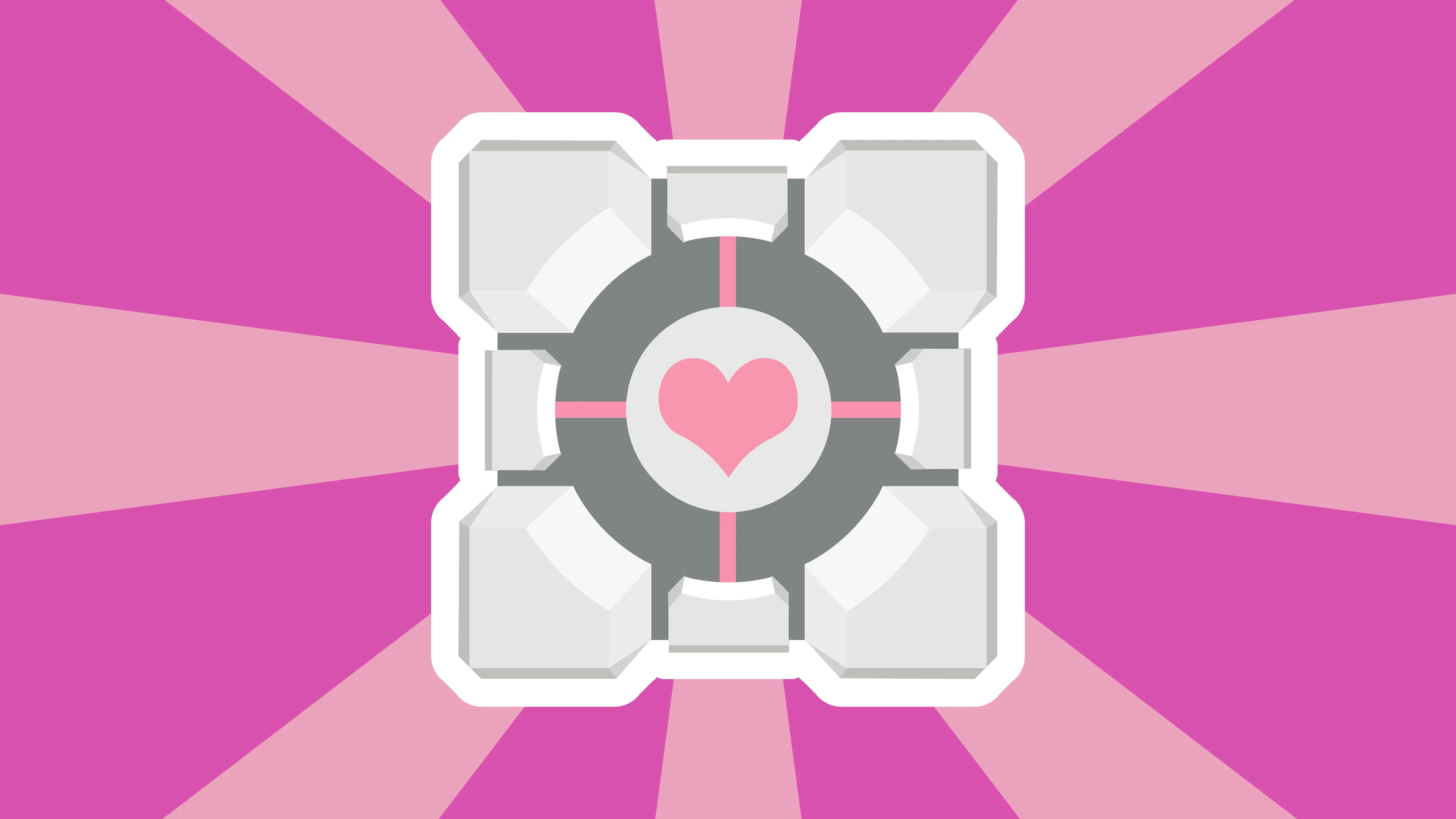 A Portal companion cube.