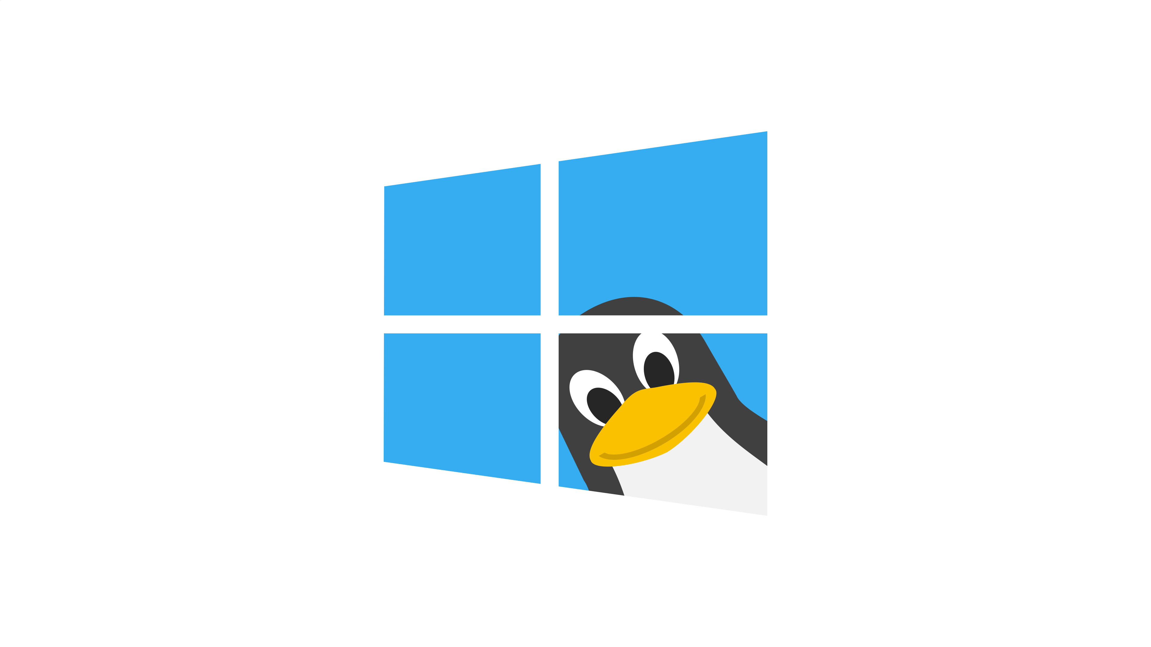 Tux stares at you through Windows