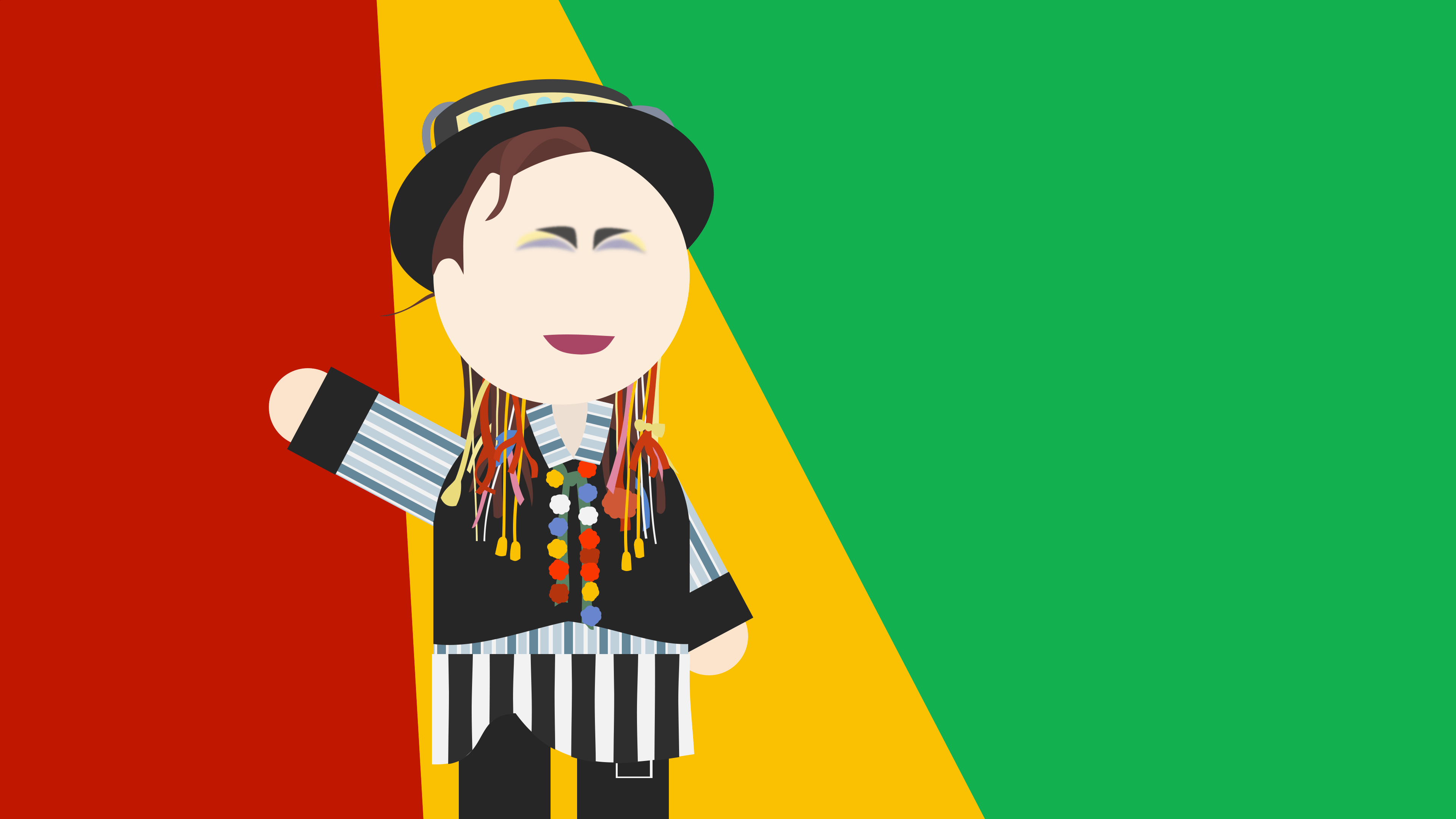 Boy George from the Karma Chameleon music video