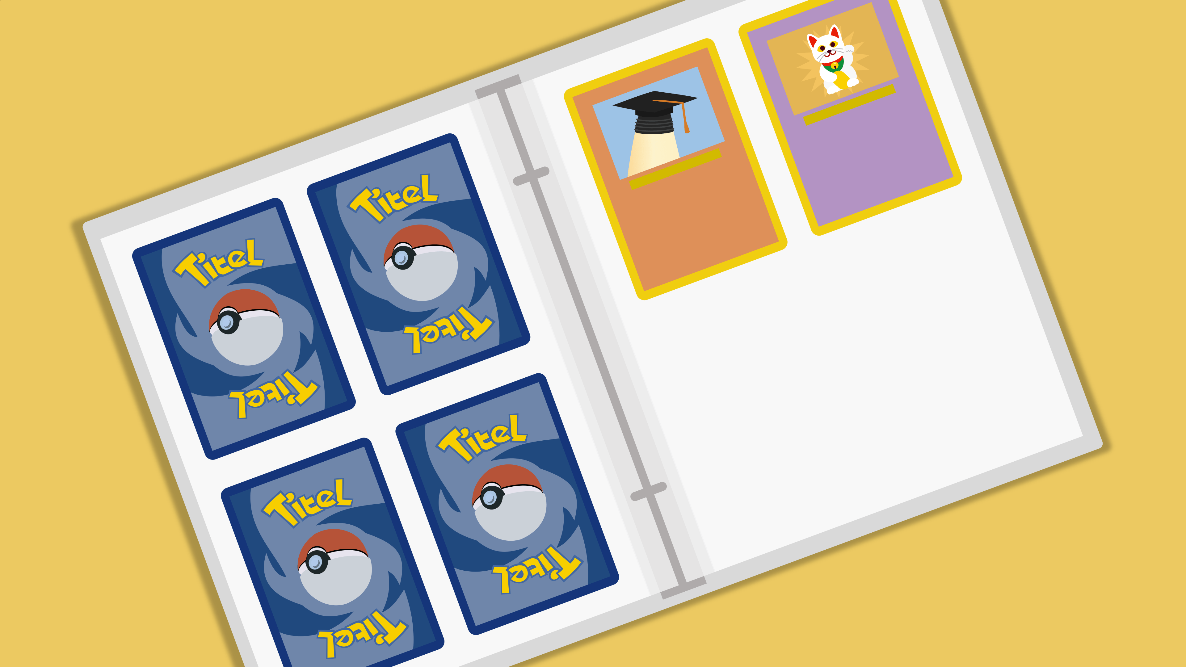 Een verzamelmap voor Pokémonkaarten