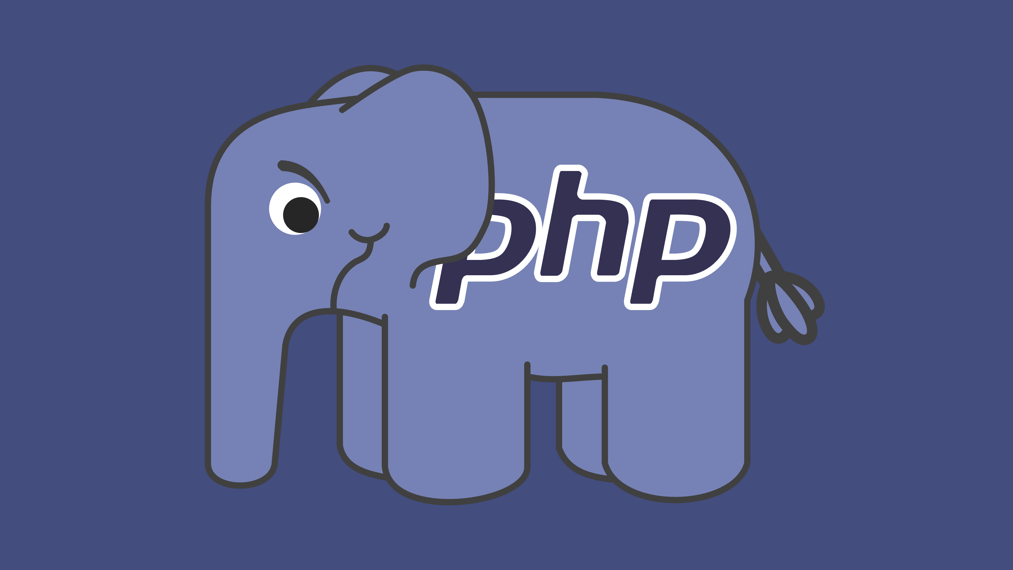 A sad PHP elephant